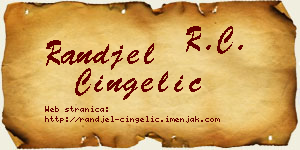Ranđel Čingelić vizit kartica